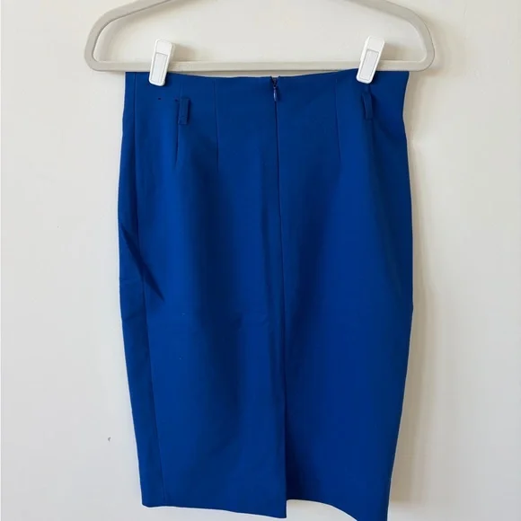 Amanda & Chelsea Vibrant Blue Pencil Skirt - Picture 6 of 9
